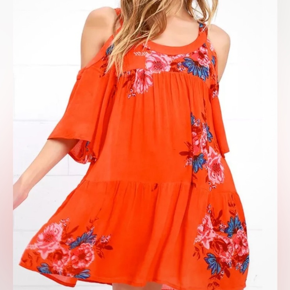 O’Neill orange flowered  dress